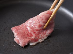 脂がさっぱりとした、松阪牛熟成肉の「ランボソ」の画像