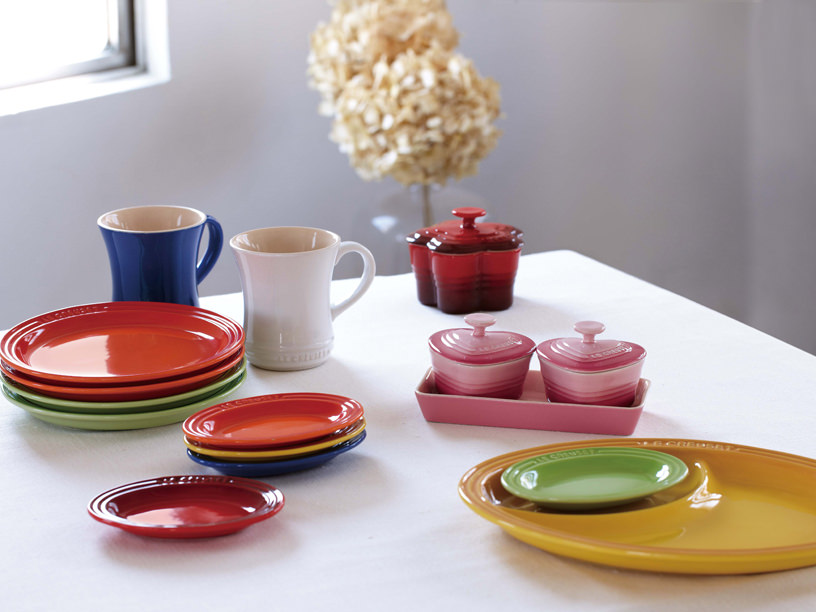 # LE CREUSET オーバル\u0026ハート型小皿