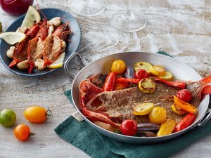 干物でつくったアクアパッツァ