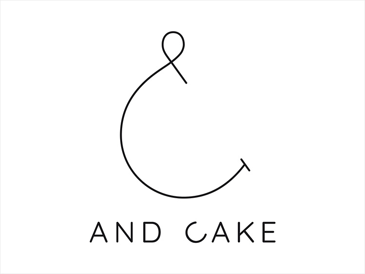 ＜アンド ケーキ＞のブランドロゴ