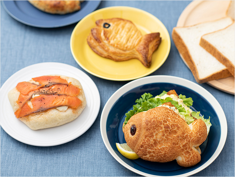 お魚をおいしく食べるパンのイメージ