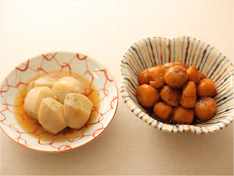 2種類の里芋の煮物イメージ