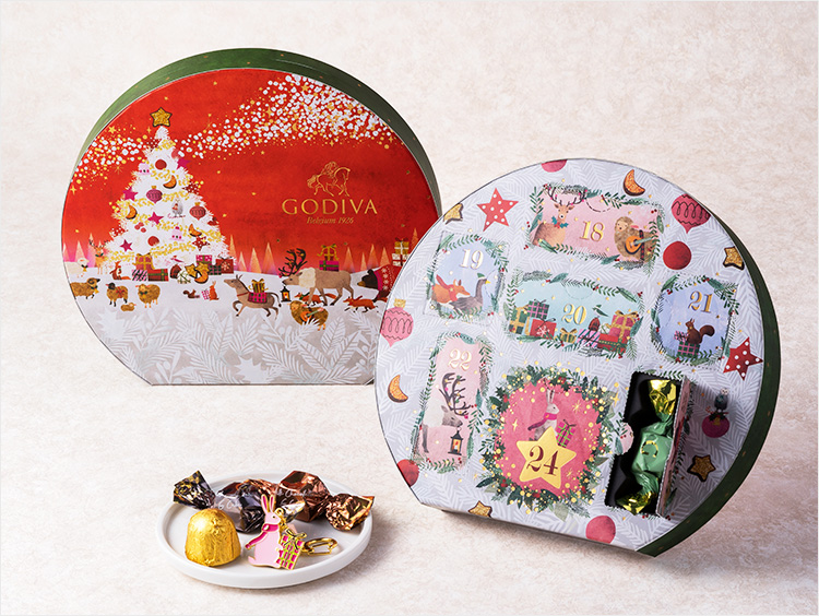 ＜ゴディバ＞クリスマス焼き菓子BOX（S）