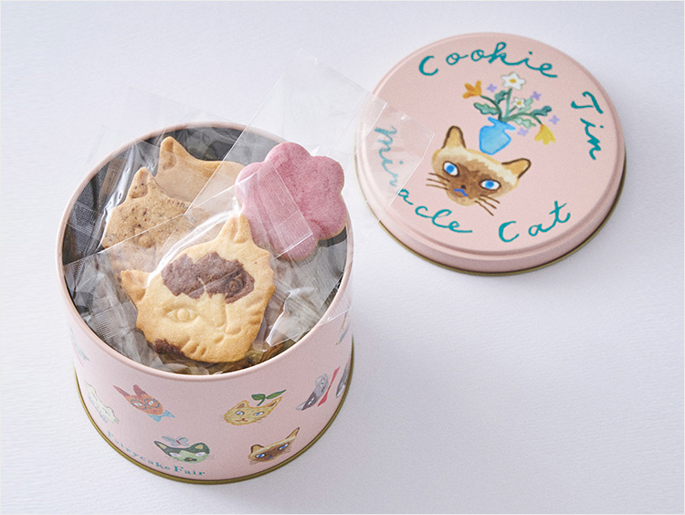 ＜フェアリーケーキフェア＞Berry Miracle Cat Cookie Tin（神様のいたずらベリーネコクッキー缶）