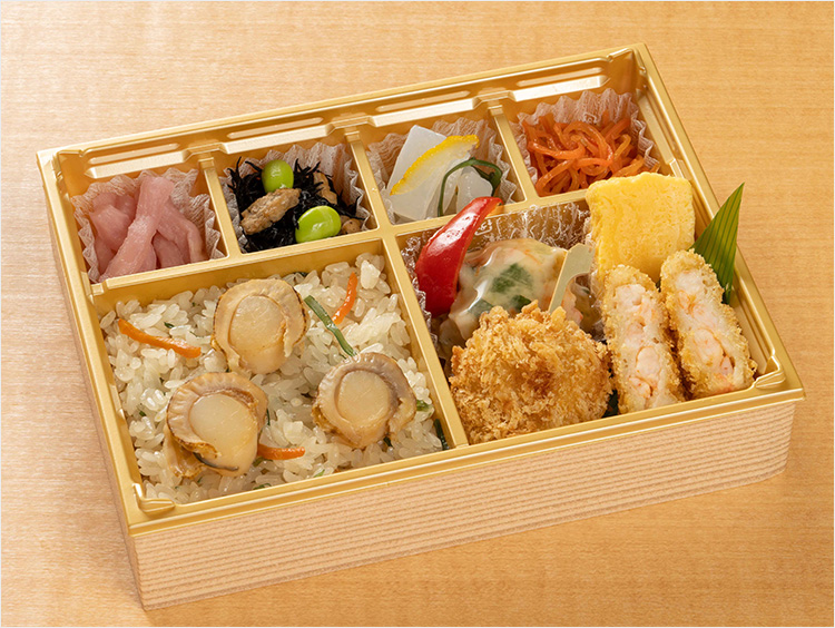 <たもかみ>海鮮づくし弁当