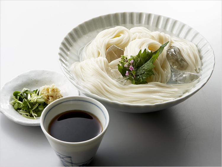 ＜甚助＞小豆島素麺「大吟穣　貴珀（きはく）」・香りつゆ詰め合わせ