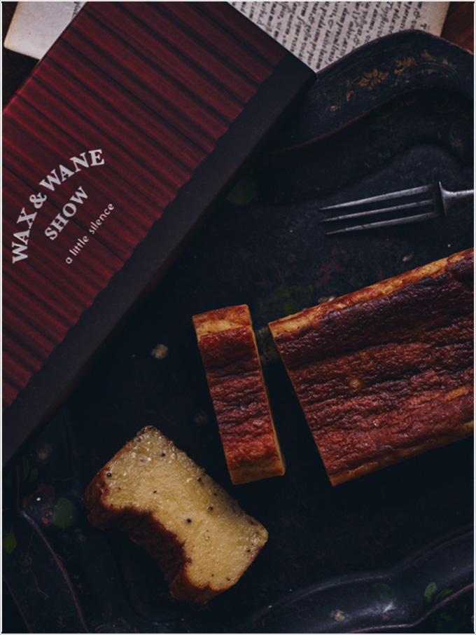 <WAX & WANE SHOW>【ダブルサイズ】熟成テリーヌチーズケーキ「少しの沈黙」BLACK PEPPER&WASHED CHEESE