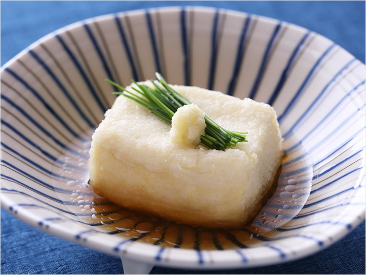 揚げ出し豆腐出来上がりイメージ