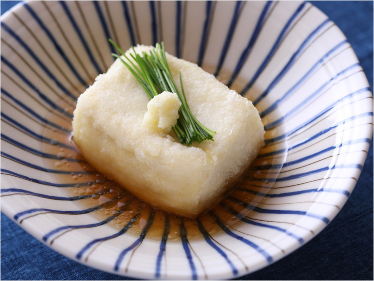 揚げ出し豆腐の出来上がりイメージ