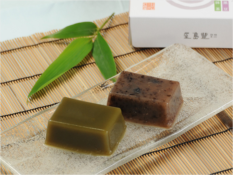 <鎌倉 豊島屋>涼果 水羊羹(黒豆・抹茶)