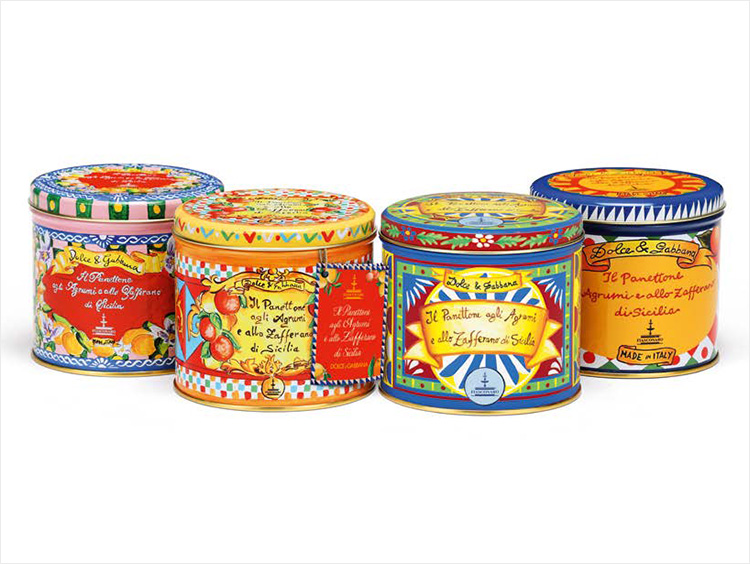 ＜ドルチェ＆ガッバーナ＞Dolce&Gabbana×Fiasconaro　パネットーネ（シチリアフルーツ＆サフラン）100g