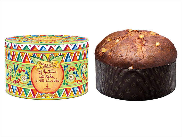 ＜ドルチェ＆ガッバーナ＞Dolce&Gabbana×Fiasconaro　パネットーネ（アップル＆シナモン）