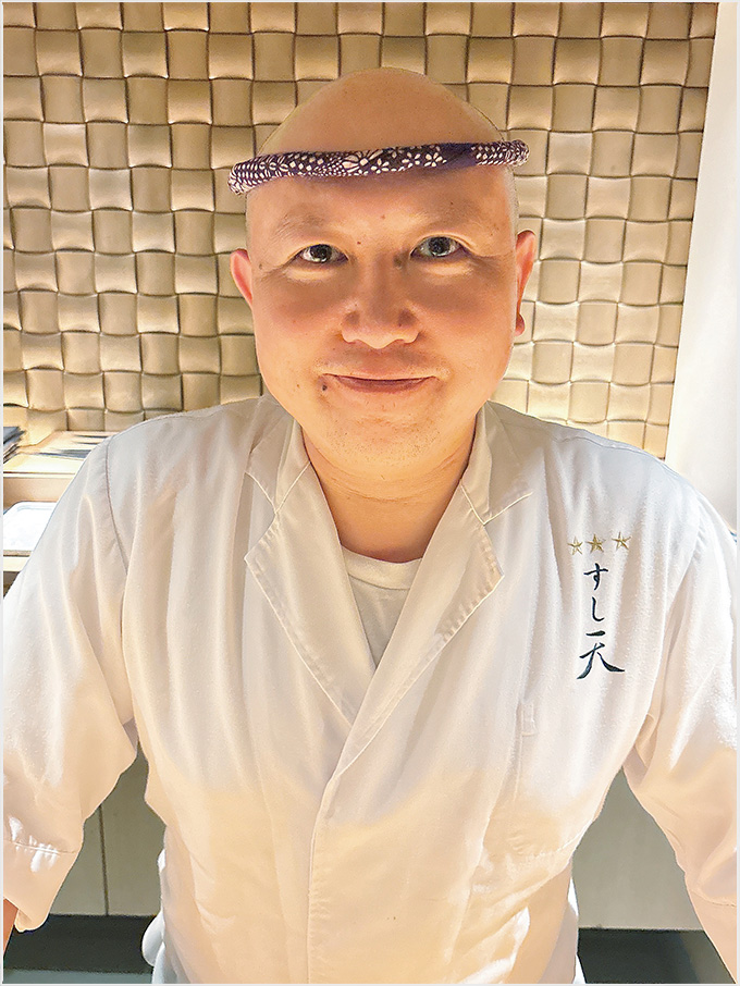 ＜すし天＞総料理長 鈴木重充氏さん