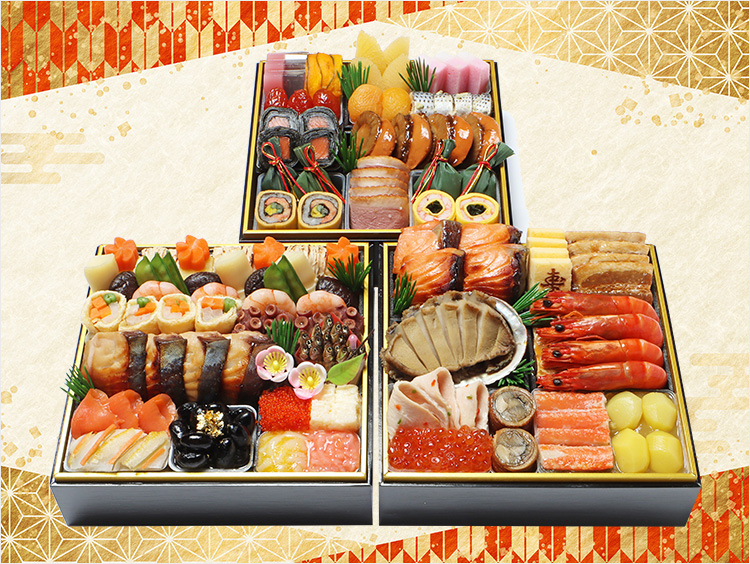 ＜京・料亭わらびの里＞和風料亭おせち三段重