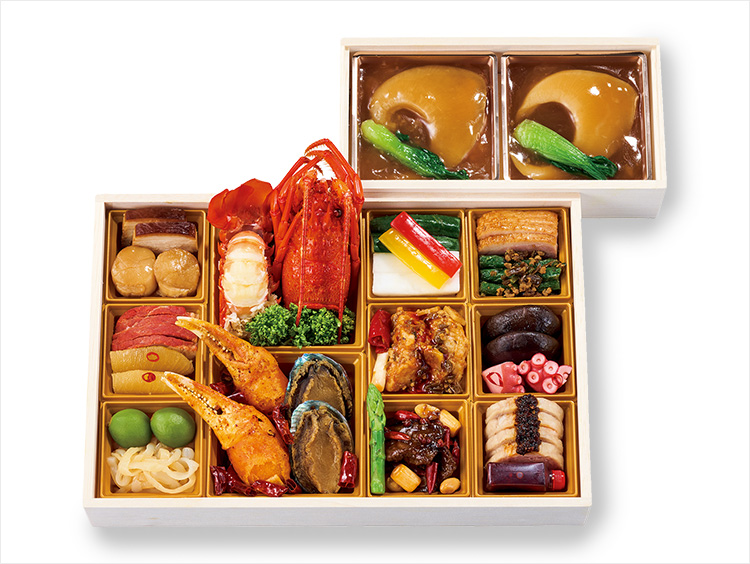 ＜四川豆花飯荘＞中華おせち料理一段重（フカヒレの姿煮付）