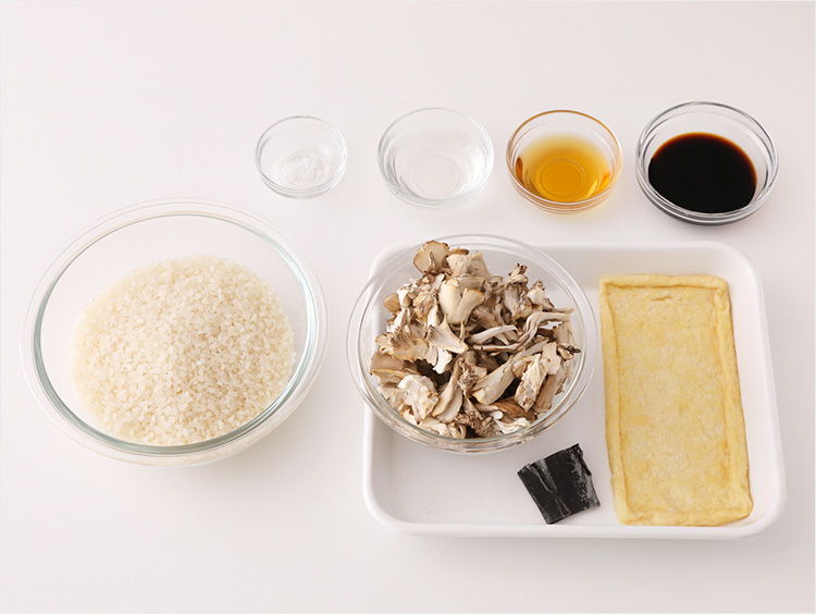 舞茸ご飯材料