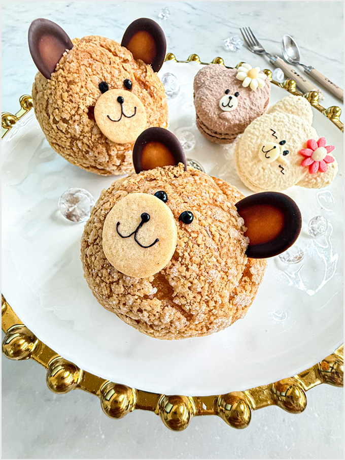 ＜パティスリートゥルモンド＞クマのシュークリーム