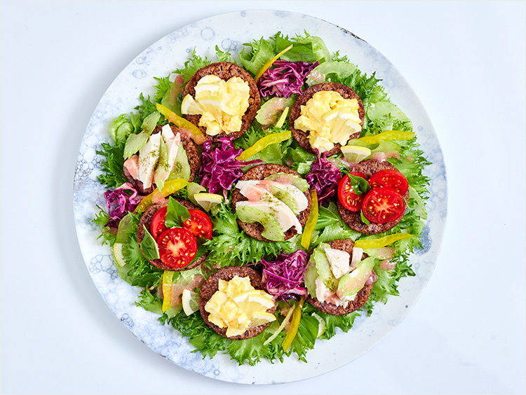 <富士見堂×ISETAN DOOR>富士見堂監修 山椒とゆず薫る、黒米揚げサラダ