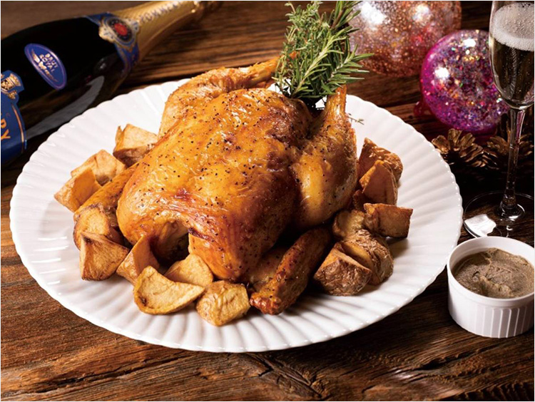 ＜三笠会館＞みちのく清流どりのローストチキン