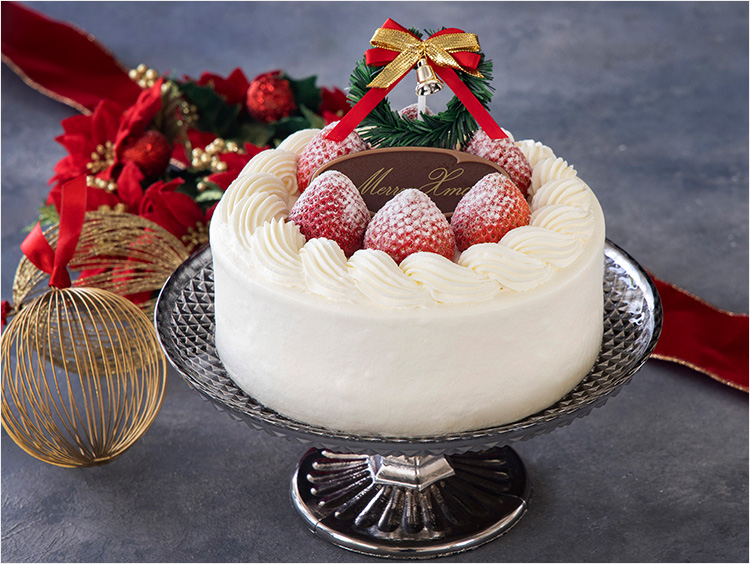 ＜日本橋 千疋屋総本店＞クリスマスストロベリーショートケーキ（丸）5号