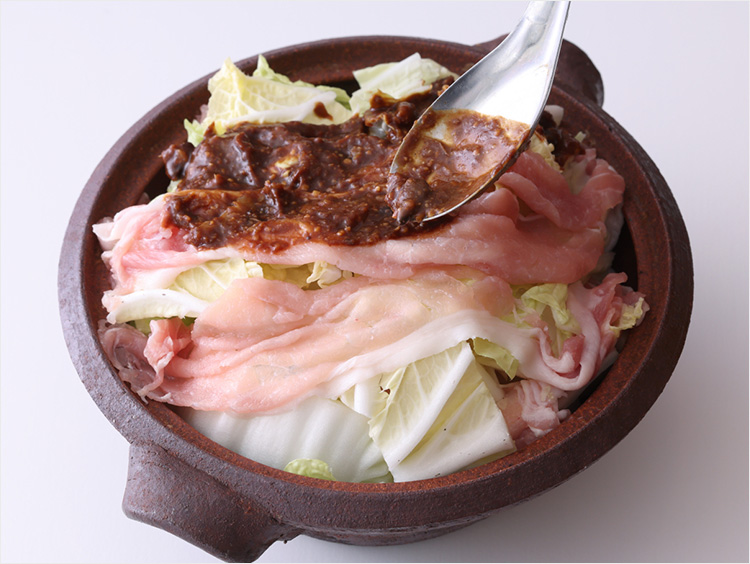 味噌だれを塗るイメージ