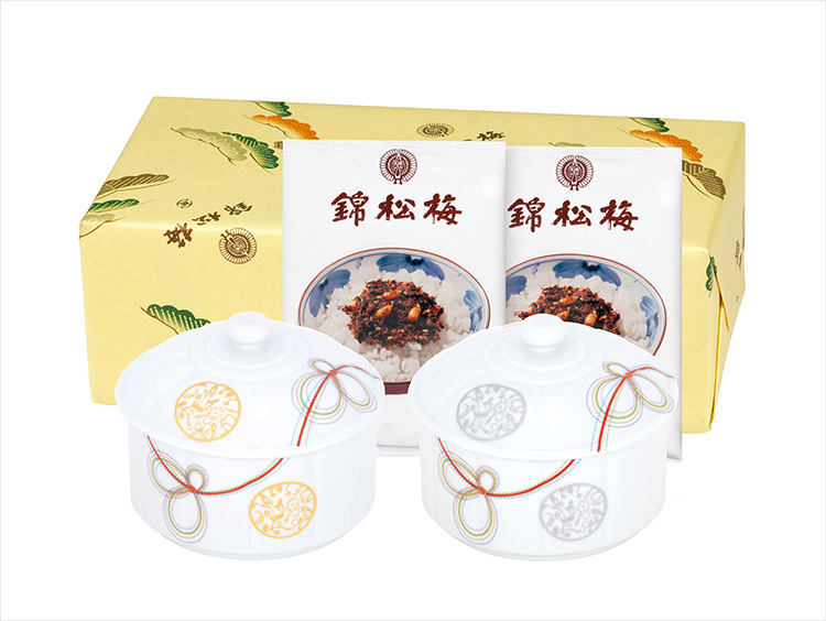 ＜錦松梅＞有田焼容器入 新柄