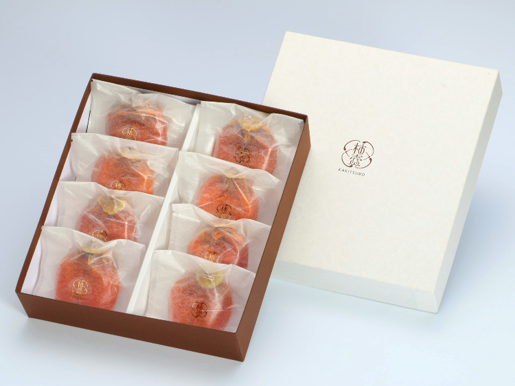 <柿壺>西条柿の干し柿