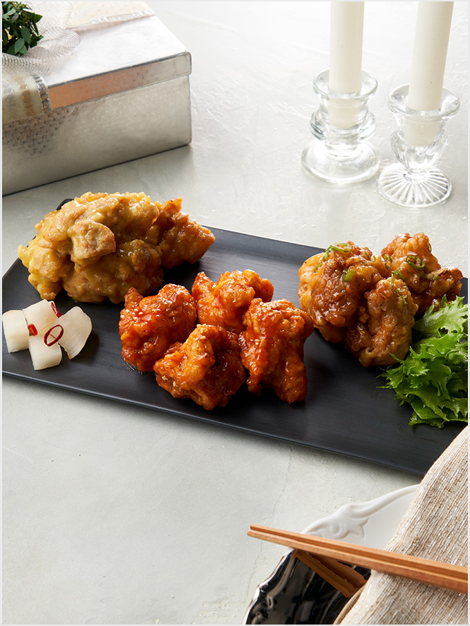 ＜沈菜館＞ヤンニャムチキン3種パーティーパック