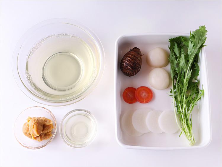 上方雑煮の材料