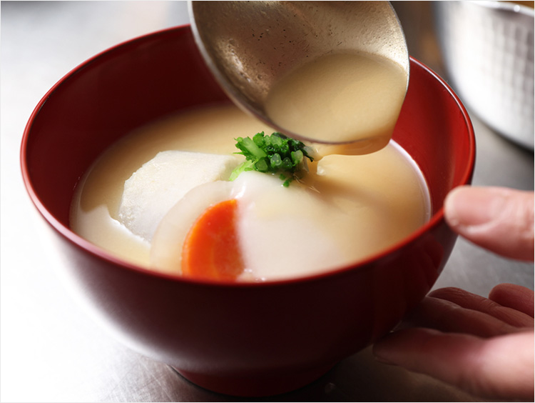 汁を注ぐイメージ