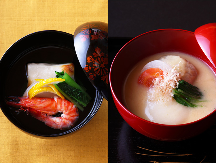 お雑煮2種でき上がりイメージ