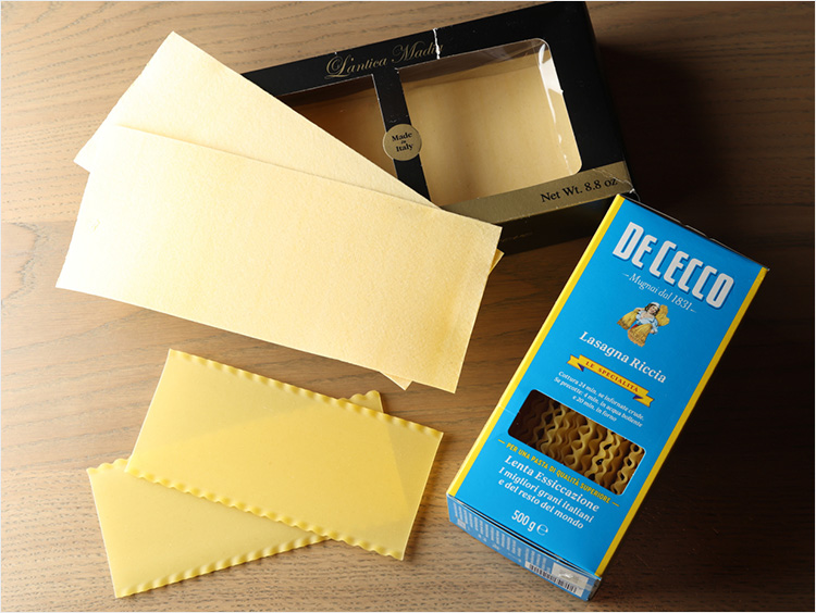 ラザニアパスタの商品イメージ