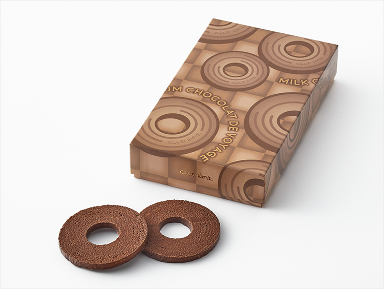 <CLUB HARIE(クラブハリエ)>バームショコラ ド ヴォヤージュ ミルクチョコ 6個入