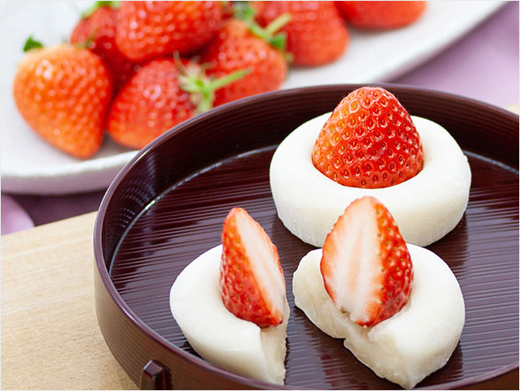 <織り果>とっておきのいちご大福