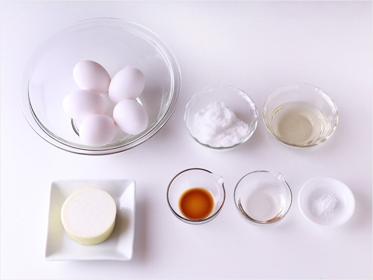 厚焼き玉子の材料