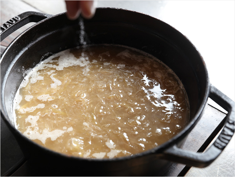 塩を加えるイメージ