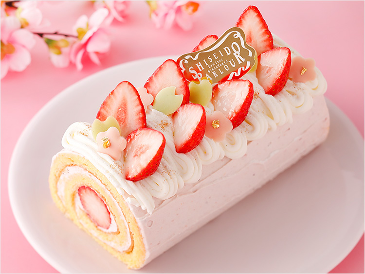 ＜資生堂パーラー＞ひなまつりロールケーキ