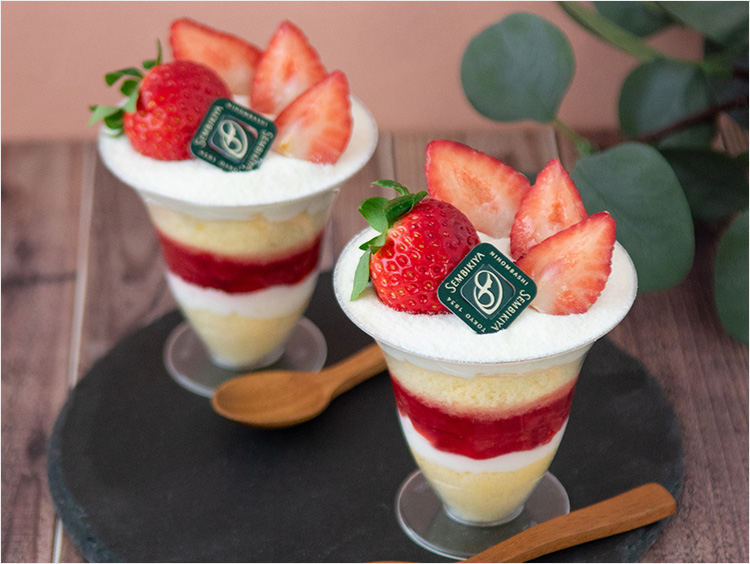 ＜日本橋 千疋屋総本店＞あまりんのショートケーキパフェ