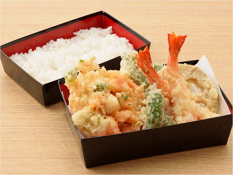 <てんぷら山の上>天重弁当
