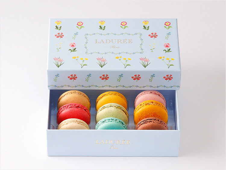 <ラデュレ>ドゥ―ス・フルール マカロン9個入