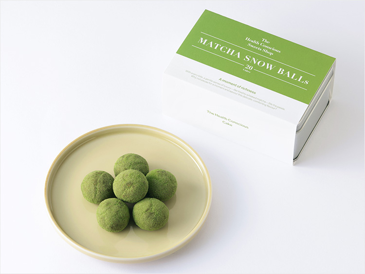 <ザ ヘルスコンシャス スイーツショップ>抹茶スノーボール 20個入り