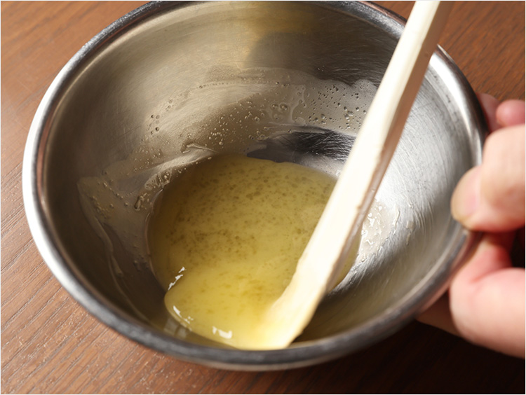 バターを混ぜるイメージ