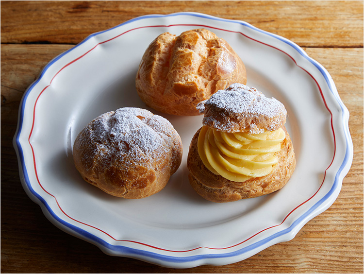 シュークリームの出来上がりイメージ