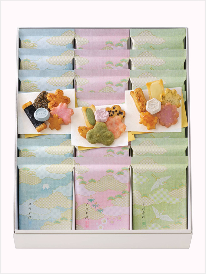 ＜銀座あけぼの＞それぞれ