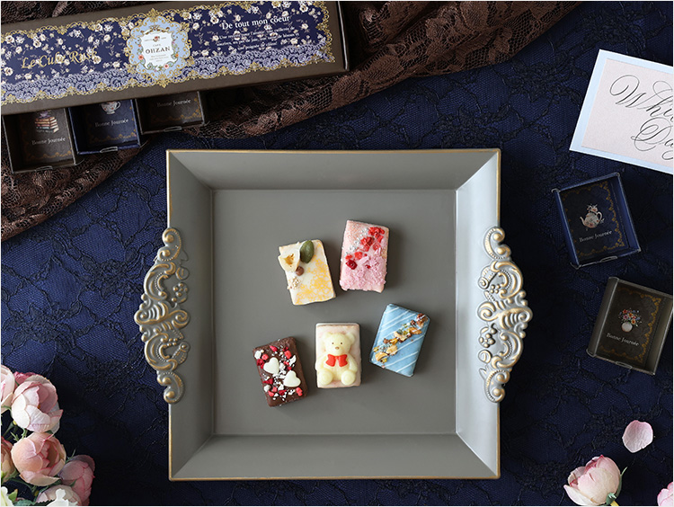 <カフェオウザン>キューブラスク5個入 シェリー