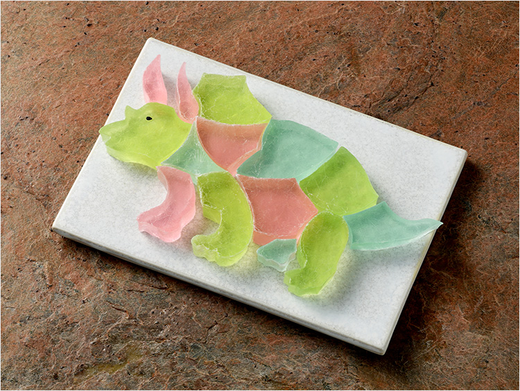 ＜菓子舗 間瀬＞恐竜パズル〜トリケラトプス〜