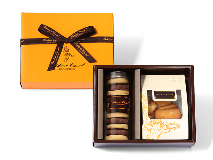 ＜フレデリック・カッセル＞サブレディアマン ショコラ＆ヴァニーユ、ミニマドレーヌ＆ミニフィナンシェ