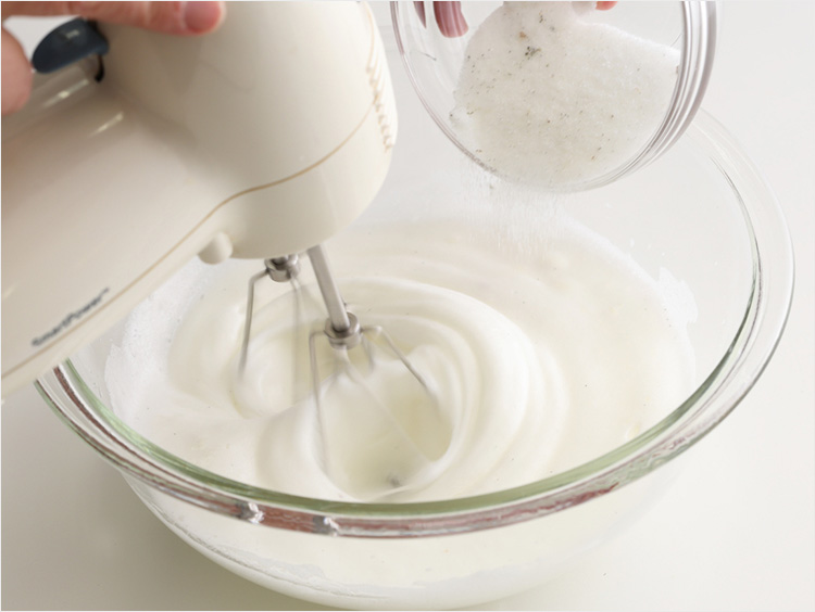 2回目の砂糖を加えるイメージ