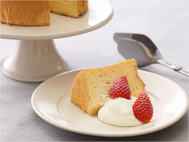 プレーンシフォンのでき上がりイメージ