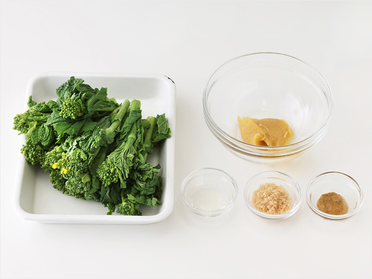 酢味噌和えの材料イメージ